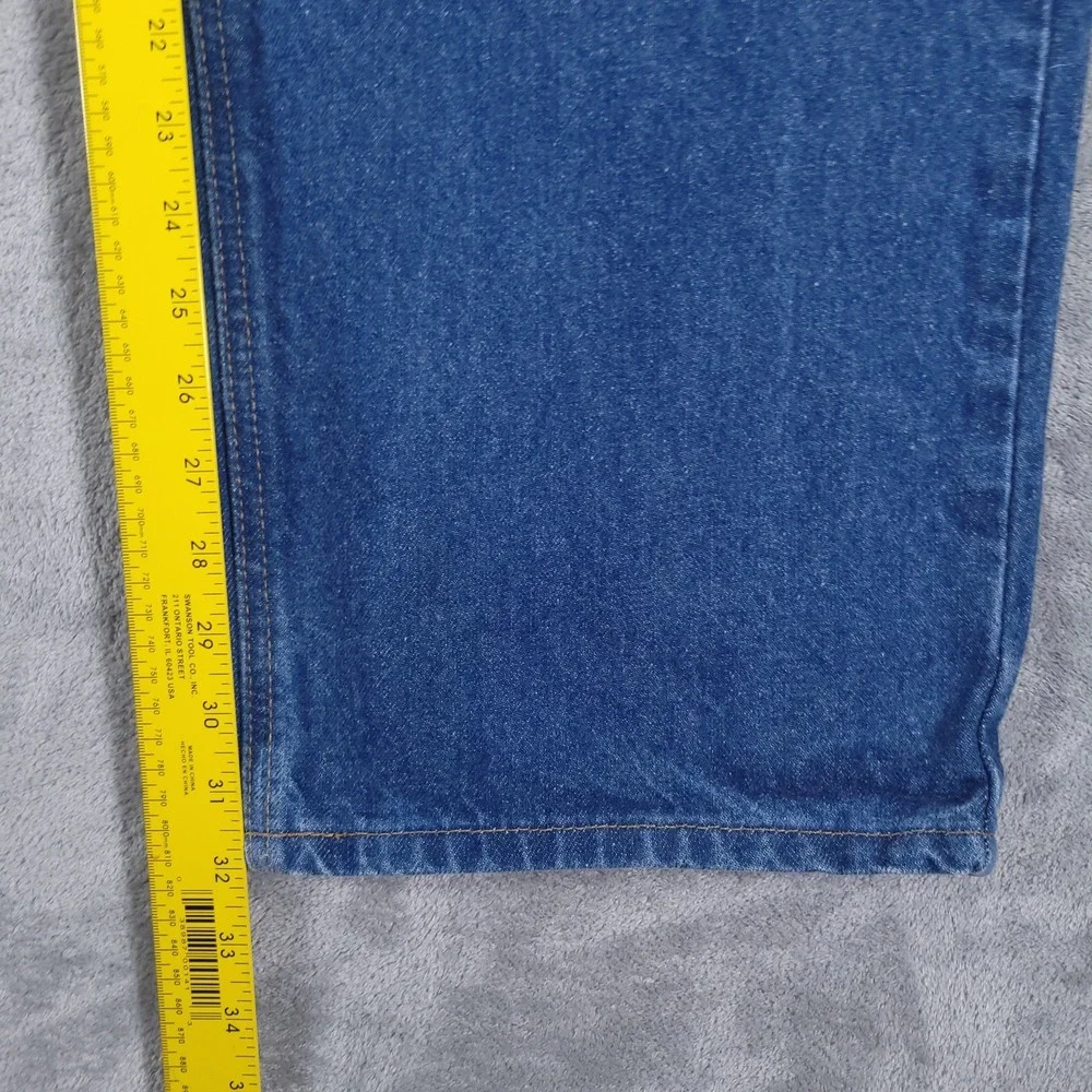 Carhartt Jeans Mens 48x32 Indigo Blue‎ Traditional Fit Workwear Denim B280 PRW